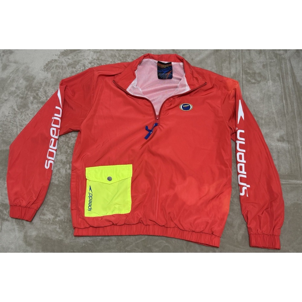 SPEEDO by Forever 21 Mens Medium Lightweight Jacket Cycling Windbreaker Bicycle